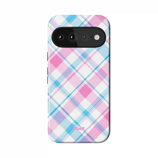 Bubblegum Plaid Pixel Case