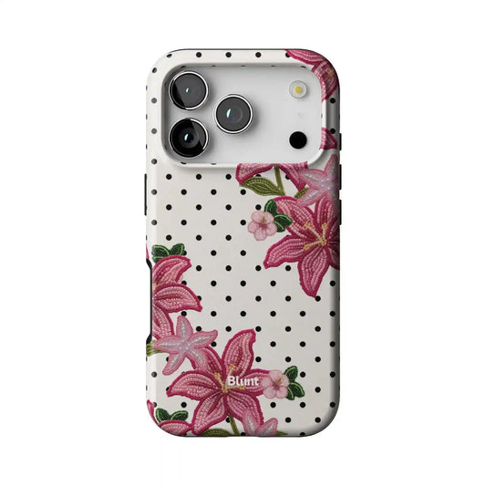 Dotted Blossom iPhone Case