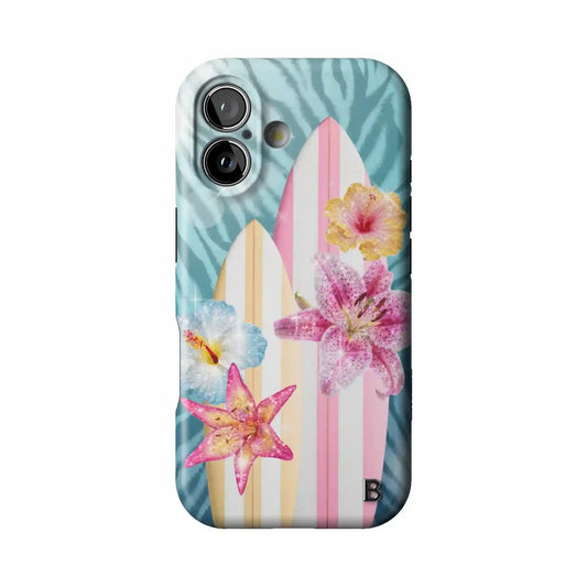 Tidal Teal Statement iPhone Case