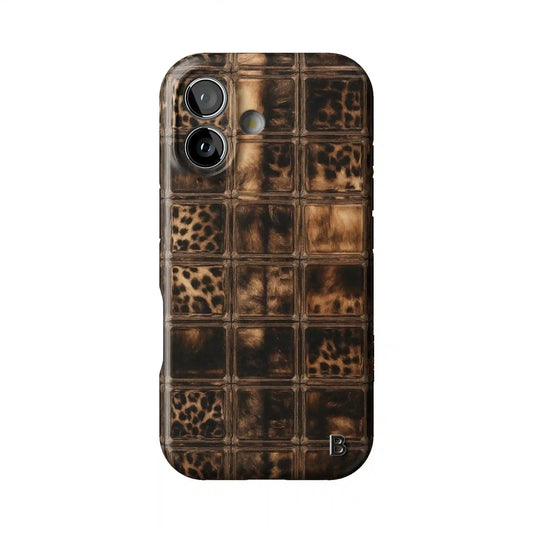 Checkered Print Statement iPhone Case
