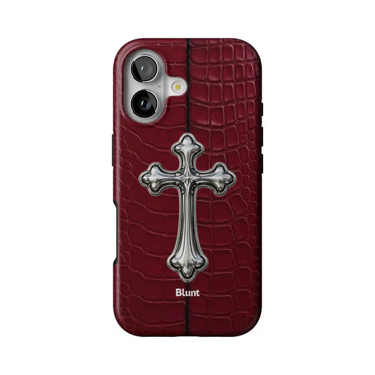 Crimson Crux iPhone Case