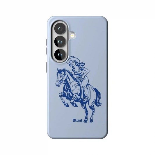 Blue Lasso Lady Samsung Case