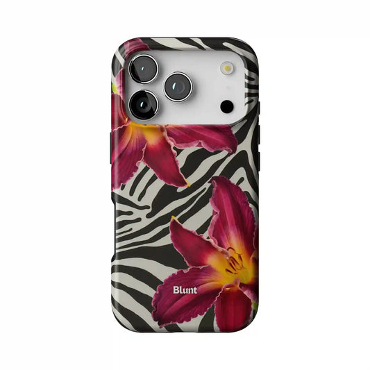 Zebra Lily iPhone Case