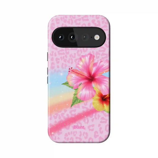 Pink Tropics Pixel Case
