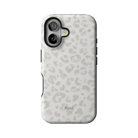 White Leopard iPhone Case