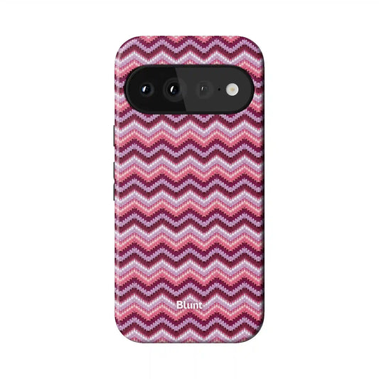 Plum Weave Pixel Case