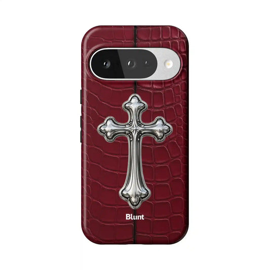 Crimson Crux Pixel Case