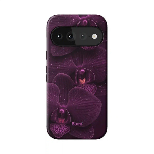 Violet Orchid Pixel Case