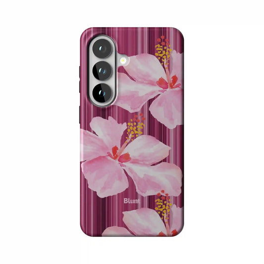 Striped Flora Samsung Case