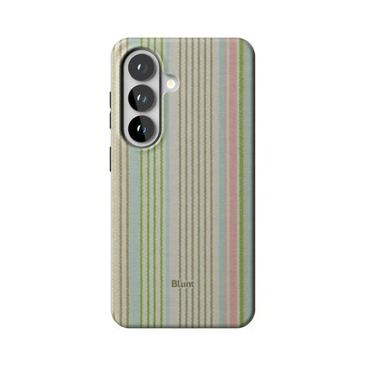 Lime Lines Samsung Case