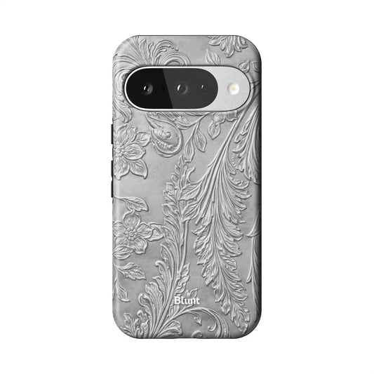 Tooled Silver Pixel Case