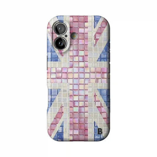 Brit Grid Statement iPhone Case