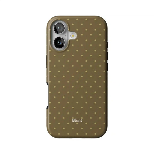 Olive Dot iPhone Case