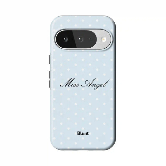 Blue Miss Angel Pixel Case