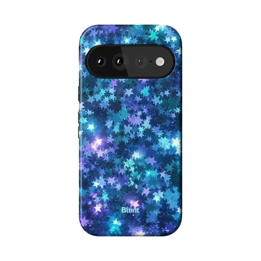 Lunar Blue Pixel Case