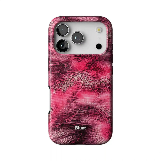 Pink Wild Acid iPhone Case