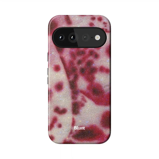 Crimson Veil Pixel Case