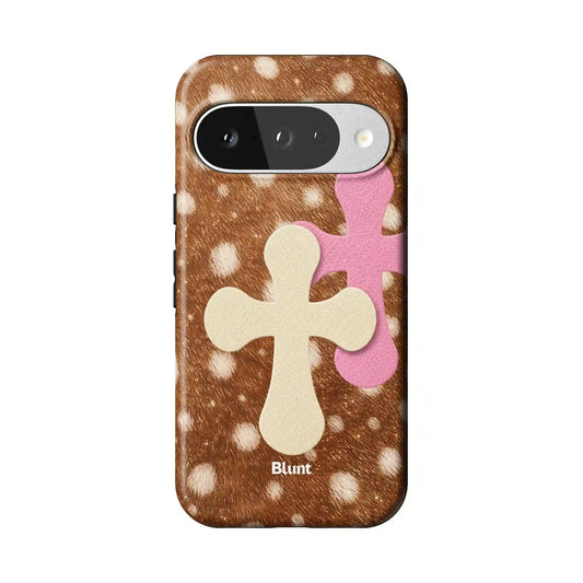 Crossed Doe Pixel Case