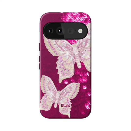 Pink Papilio Pixel Case