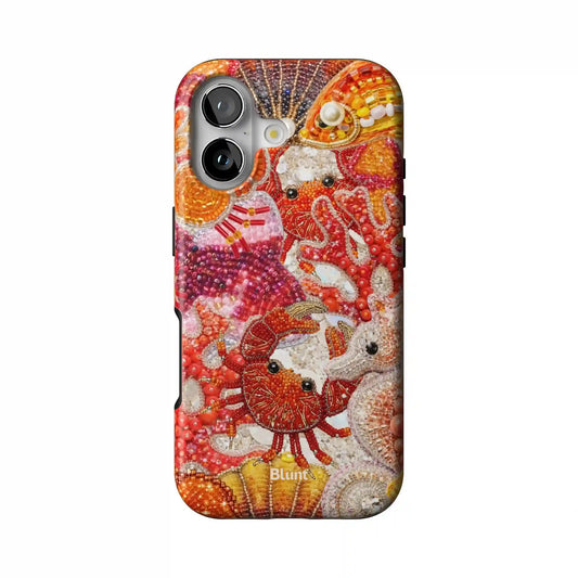 Coral Luxe iPhone Case