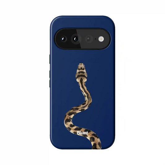 Navy Serpent Pixel Case