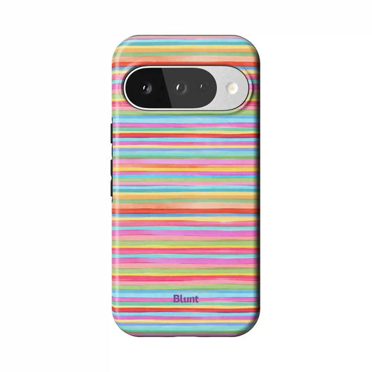 Sweet Stripe Pixel Case