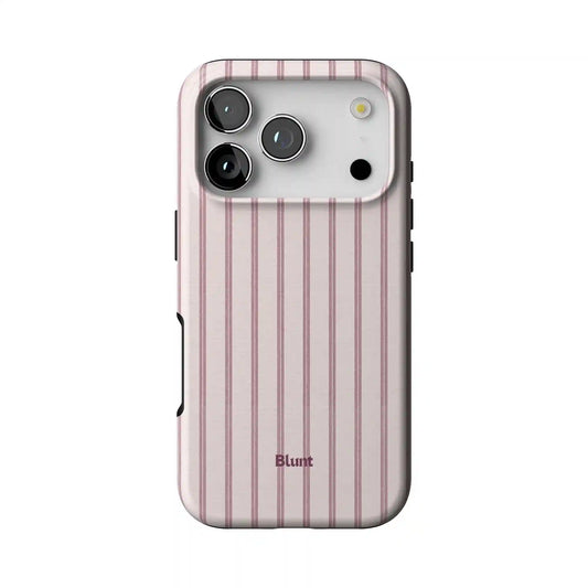 Rose Pinstripe iPhone Case