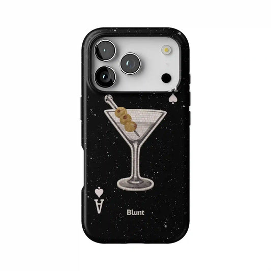 Black Dirty Martini iPhone Case