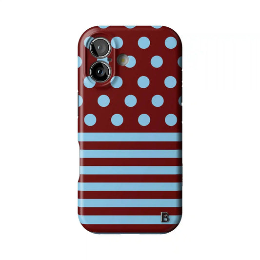 Cherry Blue Statement iPhone Case