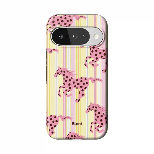 Stripe Polka Gallops Pixel Case