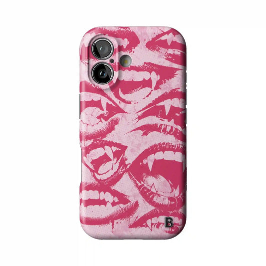 Bites and Kisses Statement iPhone Case