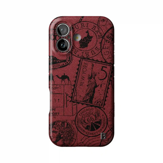 Crimson Post Statement iPhone Case