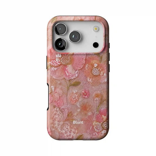 Peachy Petals iPhone Case