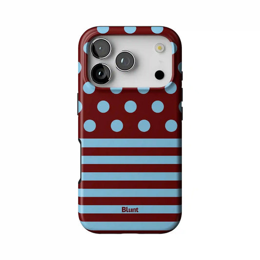 Cherry Blue iPhone Case
