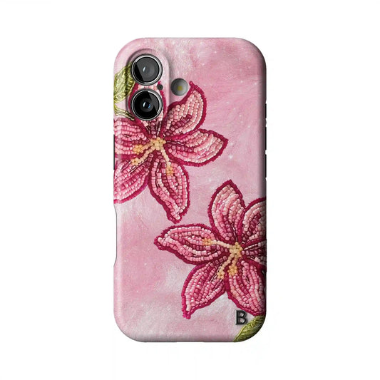 Blush Orchid Statement iPhone Case