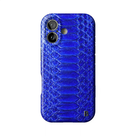 Cobalt Python Statement iPhone Case