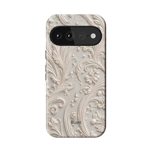 Ornate Ivory Pixel Case