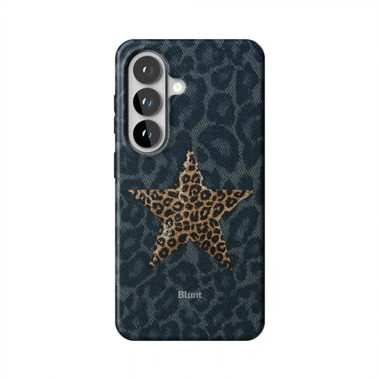 Denim Cheetah Samsung Case