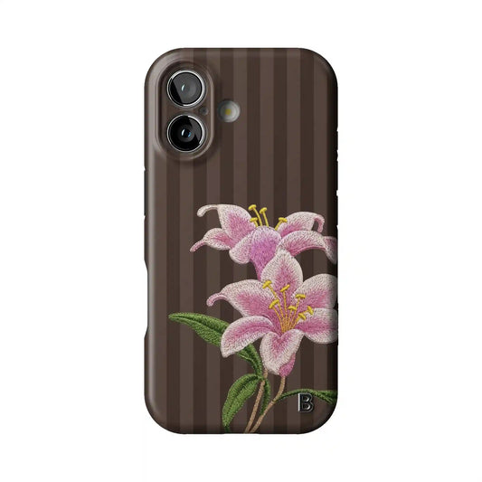 Brown Sugar Bloom Statement iPhone Case