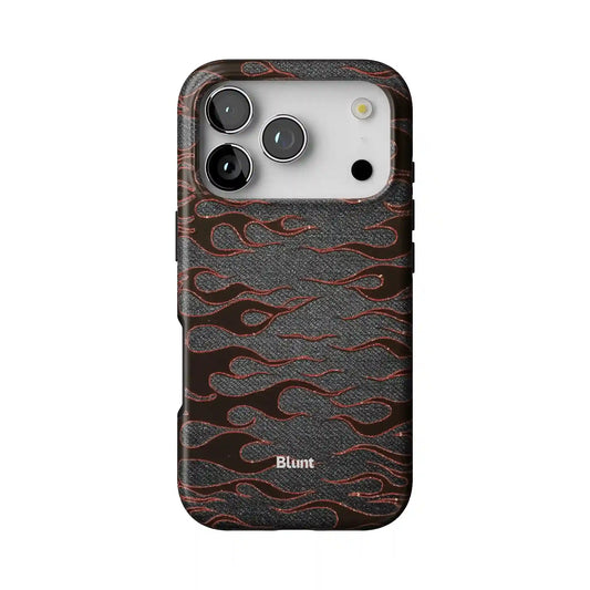 Steel Flame iPhone Case
