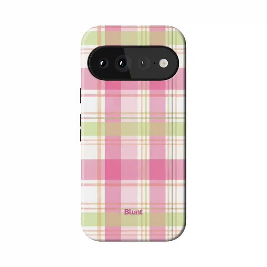 Plaid Strawbs Pixel Case
