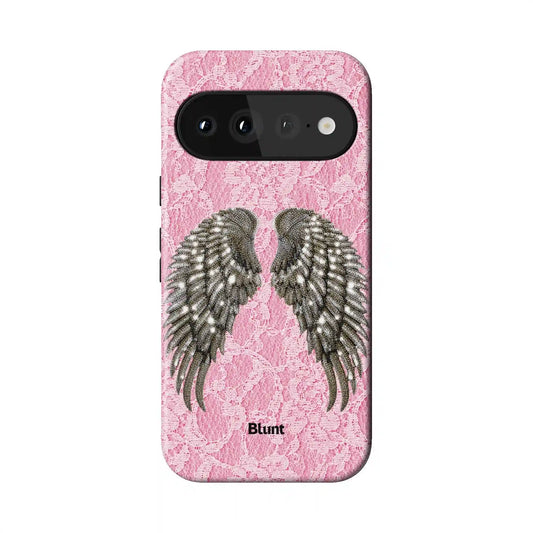 Pink Fallen Angel Pixel Case