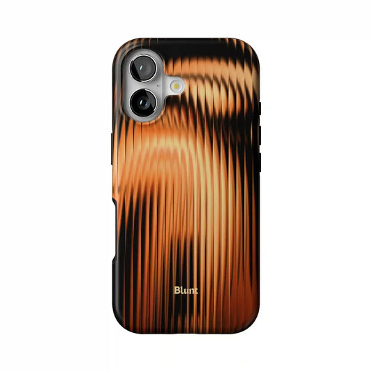 Copper Ripple iPhone Case
