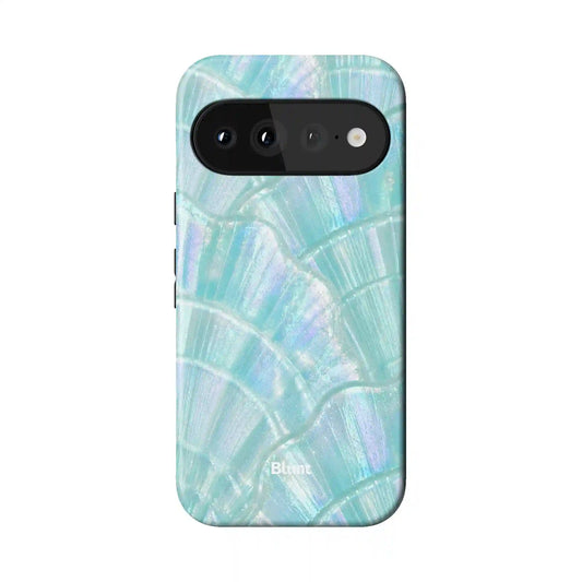 Turquoise Shelly Pixel Case