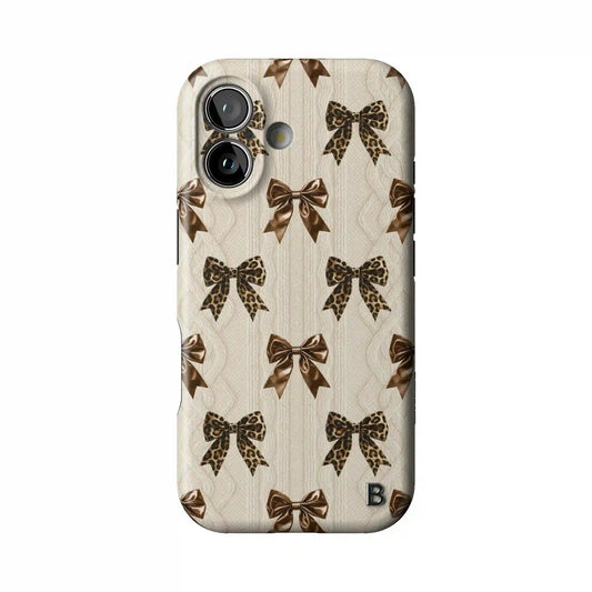 Cheetah Knit Statement iPhone Case