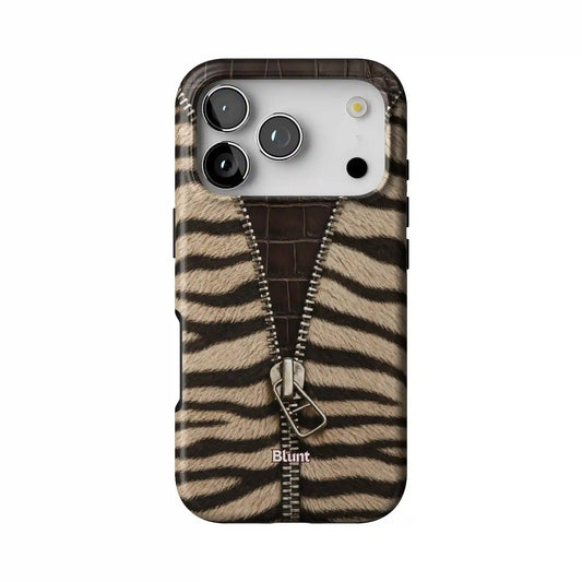 Zebra Zip iPhone Case