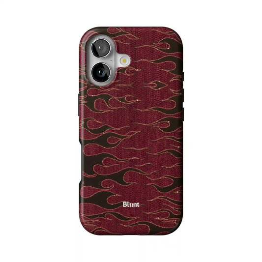 Crimson Fire iPhone Case