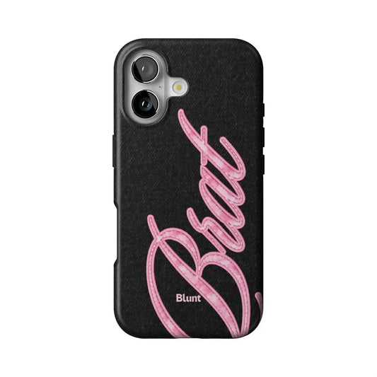 Pink Brat iPhone Case