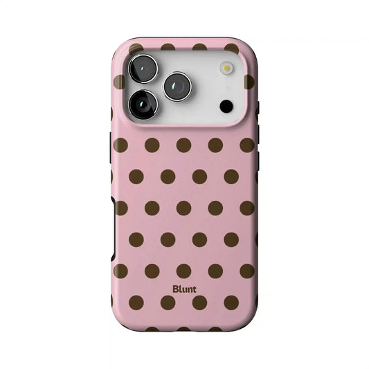 Blush Polka iPhone Case