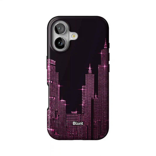 Pink NYC Skyeline iPhone Case
